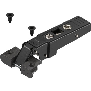 BLUM CLIP TOP 71T950A, NALOŽENÝ, NA ÚZKY ALU RÁMIK, S PEROM, ONYX