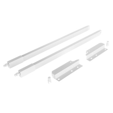 RIEX NX40, HRANATÝ RELING 2KS + DRŽIAK CHRBTA 140MM, BIELA