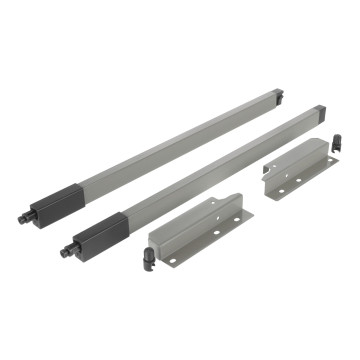 RIEX NX40, HRANATÝ RELING 2KS + DRŽIAK CHRBTA 140MM, SIVÝ