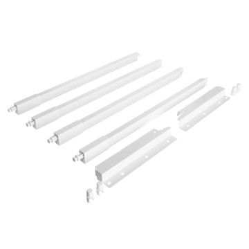 RIEX NX40, HRANATÝ RELING 4KS + DRŽIAK CHRBTA 204MM, BIELA