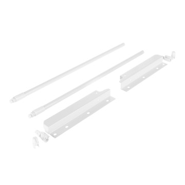 RIEX NX40, OKRÚHLY RELING 2KS + DRŽIAK CHRBTA 204MM, BIELA