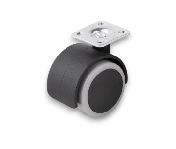 KOLIESKO OTOČNÉ STRONG CASTORS, D50, SIVO-ČIERNE