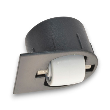 ZAPUSTENÉ KOLIESKO MINI BSR, SOFT, S OBRUBOU, PRESAH 4MM
