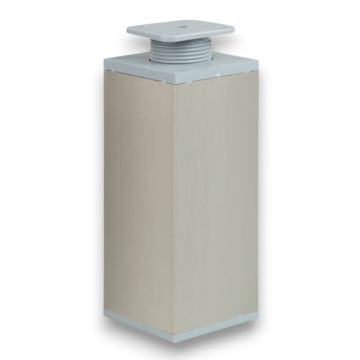 NÁBYTKOVÁ NOHA HRANATÁ BIG, 60x60 H150, INOX