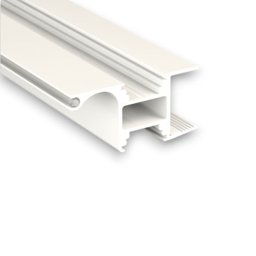 LED, Lišta LUCERNA/nražacia./ + tesnenie, BIELA, 2m