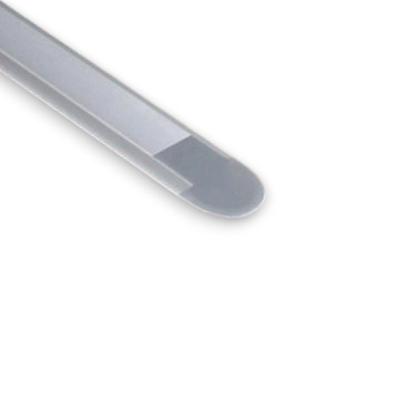 LED PROFIL MICRO VLOŽENÝ 14x7MM S ČÍRYM DIFÚZOROM, ELOXOVANÝ HLINÍK, 2M