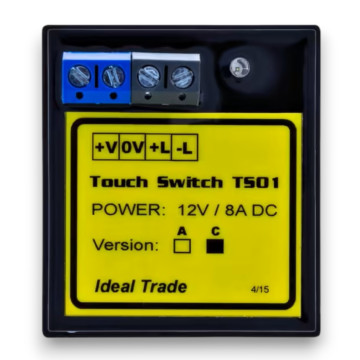 LED KAPACITNÝ SPÍNAČ POD PRACOVNÚ DOSKU TS01, 12V/8A