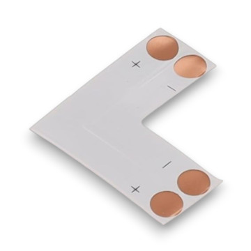 ROHOVÁ SPOJKA PRE LED PÁSIKY ŠIROKÉ 8MM
