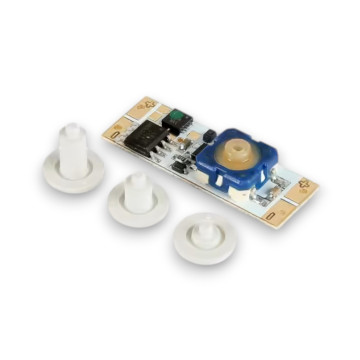 LED VYPÍNAČ A STMIEVAČ DO LIŠTY MECHANICKÝ BEZ TLAČITKA, 90/180W