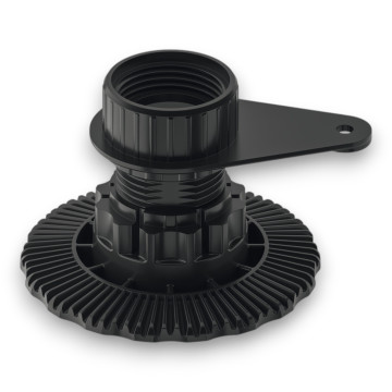 SOKLOVÁ REKTIFIKAČNÁ NOHA HÄFELE, AXILO®78, PLASTOVÁ, 35MM, ČIERNA