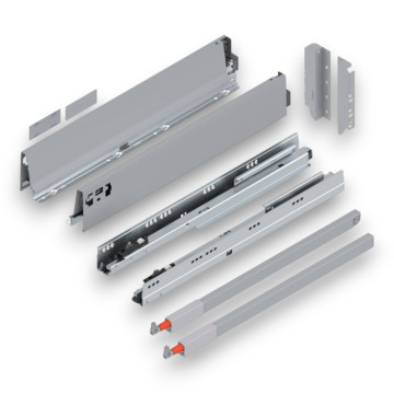 BLUM ANTARO KOMPLET, "C", S RELINGOM, 65KG, SIVÁ RAL9006