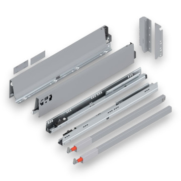 BLUM ANTARO KOMPLET, "C", S RELINGOM, 30KG, SIVÁ RAL9006