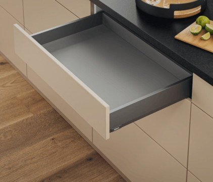 BLUM MERIVOBOX KOMPLET, "M", 40KG, TMAVO SIVÁ