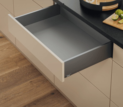 BLUM MERIVOBOX KOMPLET, "K", 40KG, TMAVO SIVÁ