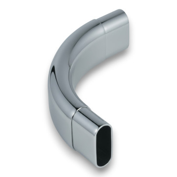 SPOJKA OVÁLNEJ VEŠIAKOVEJ TYČE, 90° NA STOJATO