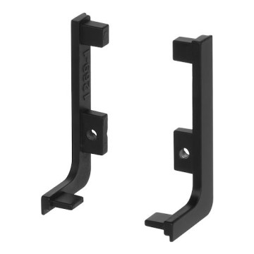 RiexTouch XG20 gola otvorená koncovka L profilu, L + P, matná čierna